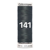 Gutermann garen | 200m | 141 dokergrijs blauw naaigaren GM - 200 - 141 - DOKERGRIJS - BLAUW 4008015027568